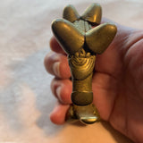 Antique Brass Cuff Bracelet, Nigeria
