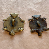 Antique Brass Turtle Pendant, Cameroon