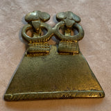 Antique Bronze Ancestors Pendant, Cameroon