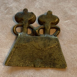 Antique Brass Ancestors Pendant, Cameroon