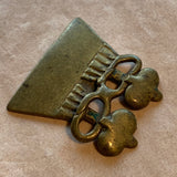 Antique Brass Ancestors Pendant, Cameroon