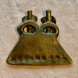 Antique Brass Ancestors Pendant, Cameroon