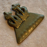 Antique Brass Ancestors Pendant, Cameroon