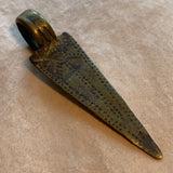 Brass Ring Pendant, Nigeria