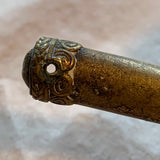 Old Brass Horn Pendant from Cameroon