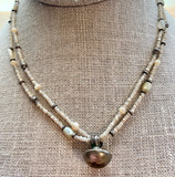 Double Strand Necklace, Mother of Pearl