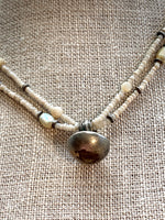 Double Strand Necklace, Mother of Pearl