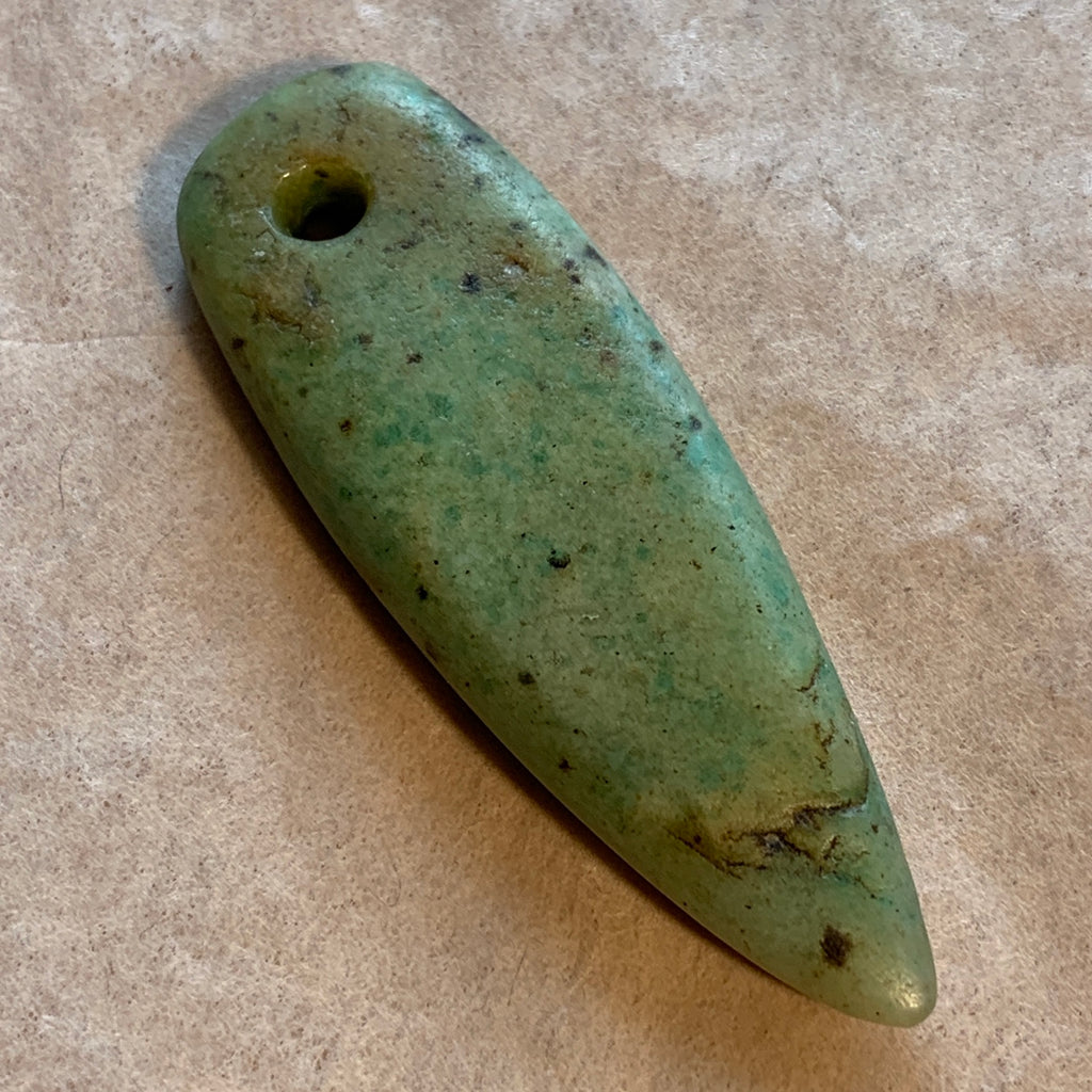Ancient Amazonite Stone Pendant