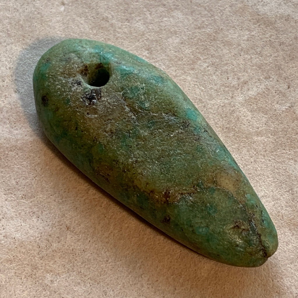 Ancient Amazonite Stone Pendant