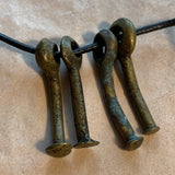 Brass Ring Pendant, Nigeria