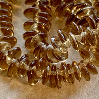 6mm Vintage German Glass Lentil Beads