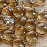 6mm Vintage German Glass Lentil Beads