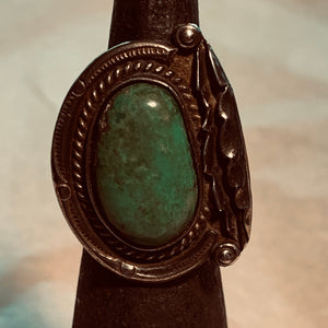 Navajo Silver & Turquoise Ring