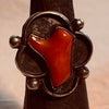 Navajo Silver & Coral Ring