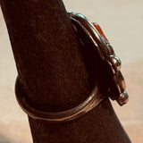 Navajo Silver & Coral Ring