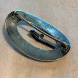 Vintage Silver Art Deco Brooch