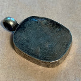 Brass Figural Pendant Set in Sterling Silver