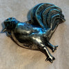 Antique Sterling Reposse Chicken Brooch