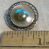 Vintage Sterling Brooch, Biwa Pearl