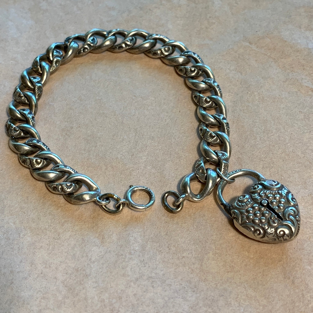 Antique Victorian Bracelet, with Heart