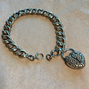 Antique Victorian Bracelet, with Heart