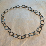 Vintage Silver Large-Link Chain