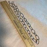 Vintage Silver Large-Link Chain