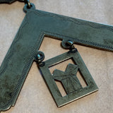Large 3-Part Sterling Pendant