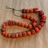 Rare Berber Red Coral Beads
