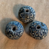 3 Large Ancient Majapahit Beads, Java