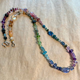 Ombre Gemstones Necklace by Ruth