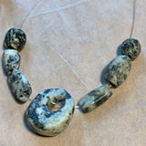 6 Ancient Granite Beads Djenne, Mali