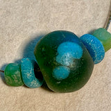 Ancient Roman Glass Beads, 5 Beads