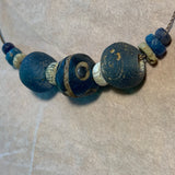 Ancient Roman Glass Beads, 11 Beads