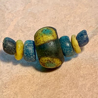 Ancient Roman Glass Beads, 7 Beads