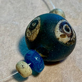 Ancient Roman Glass Beads, 5 Beads