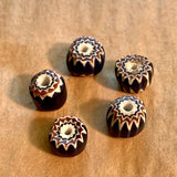 6-Layer Chevron Beads, Set
