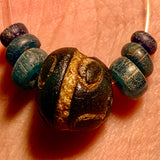 Ancient Roman Glass Beads, 7 Beads
