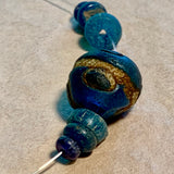 Ancient Roman Glass Beads, 7 Beads