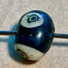 Ancient Roman Glass Oblong "Eye" Bead