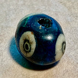 Ancient Roman Glass Oblong "Eye" Bead