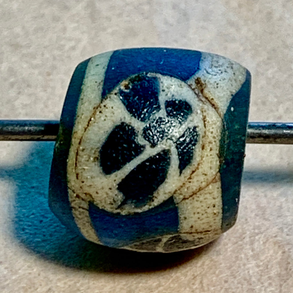 Ancient Roman Glass, Canned "Eye" Bead