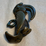 Antique Brass Toucan Pendant, Nigeria