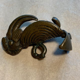 Antique Brass Toucan Pendant, Nigeria