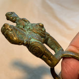 Antique Brass Warrior Ring, Nigeria