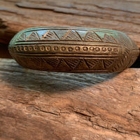 Vintage Brass Bracelet, Nigeria