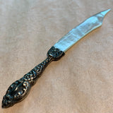 Antique Mother of Pearl & Sterling Letter Opener