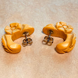 Butterscotch Bakelite Post Earrings