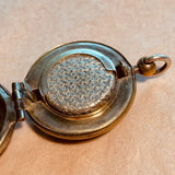 Vintage Brass Coin-Holder Pendant