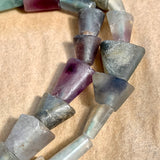 Afghan Fluorite Green/Teal Beads